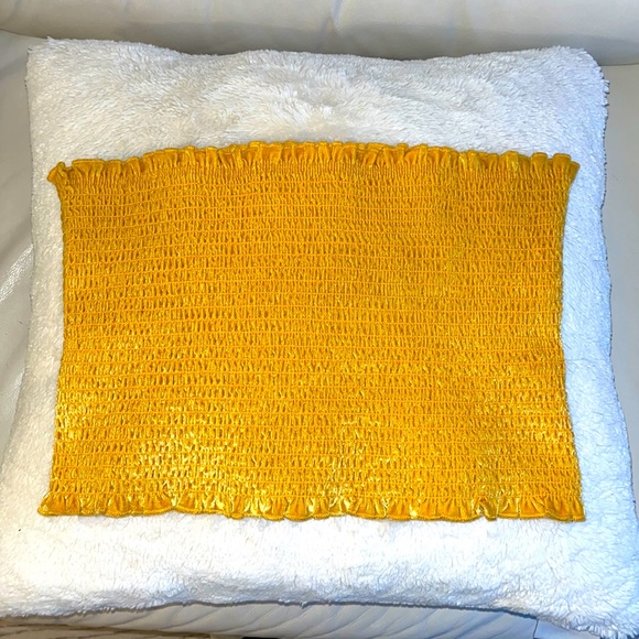 chrome yellow tube top